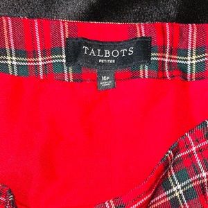 Red Plaid Skirt